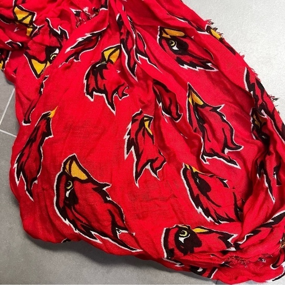 ARIZONA CARDINALS Raw Hem Infinity Scarf. NWT - Picture 8 of 8